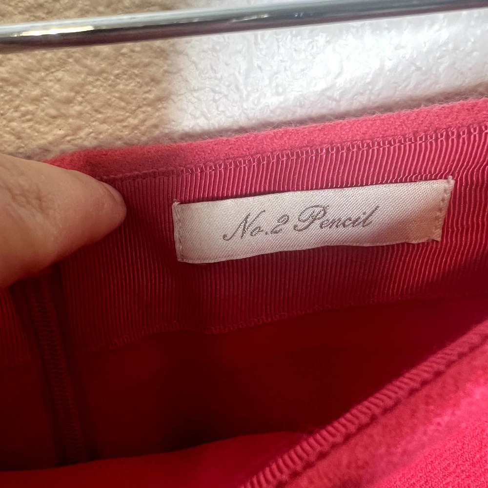 J. Crew Pink Pencil Skirt - Picture 4 of 6